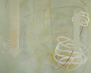 Pfad I, Acryl, Eitempera, Öl auf Baumwollstoff, 190 x 260 cm, 2011, Erwin Holl
