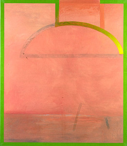 Landstück 1, Öl und Eitempera auf Baumwolle, 194 x 167 cm, 1988, Erwin Holl