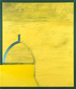 Landstück 2, Öl und Eitempera auf Baumwolle, 194 x 167 cm, 1988, Erwin Holl