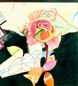 Interpretiert seine Zeit, Öl und Acryl auf Leinwand, 200 x 190 cm, 1990, Erwin Holl