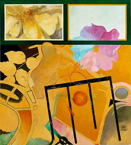 Sondern das Unzeitgemäße, Öl und Acryl auf Leinwand, 200 x 190 cm, 1990, Erwin Holl