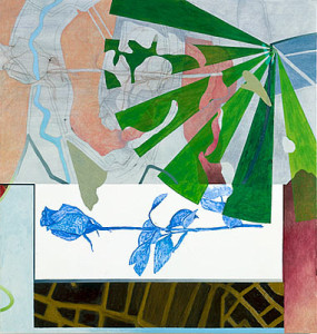 (Weder) Noch das Ewige, Öl und Acryl auf Leinwand, 200 x 190 cm, 1990, Erwin Holl