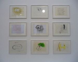 Zeichnungen, Versch. Materialien auf Papier, 21 x 29,7 cm, Erwin Holl