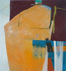 Nr. 3, Acryl, Eiöltempera und Öl auf Baumwollstoff, 1984, Erwin Holl