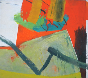 o.T. 6, Acryl, Eiöltempera und Öl auf Leinwand, 160 x 180 cm, 1985, Erwin Holl