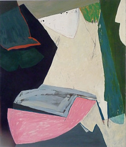 Nr. I, Acryl, Eiöltempera und Öl auf Baumwollstoff, 1984, (Prüf.), Erwin Holl