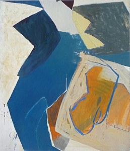 Nr. II, Acryl, Eiöltempera und Öl auf Baumwollstoff, 1984, (Prüf.), Erwin Holl