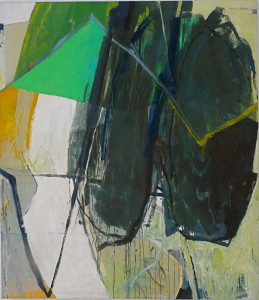 Nr. 4, Acryl, Eiöltempera und Öl auf Baumwollstoff, 1984, Erwin Holl