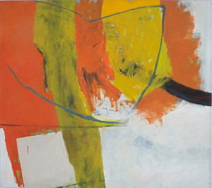 o.T. 3, Acryl, Eiöltempera und Öl auf Leinwand, 160 x 180 cm, 1985, Erwin Holl