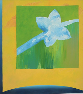 o.T. 2, Acryl, Eiöltempera und Öl auf Baumwollstoff, 180 x 160 cm, 1987/88, Erwin Holl