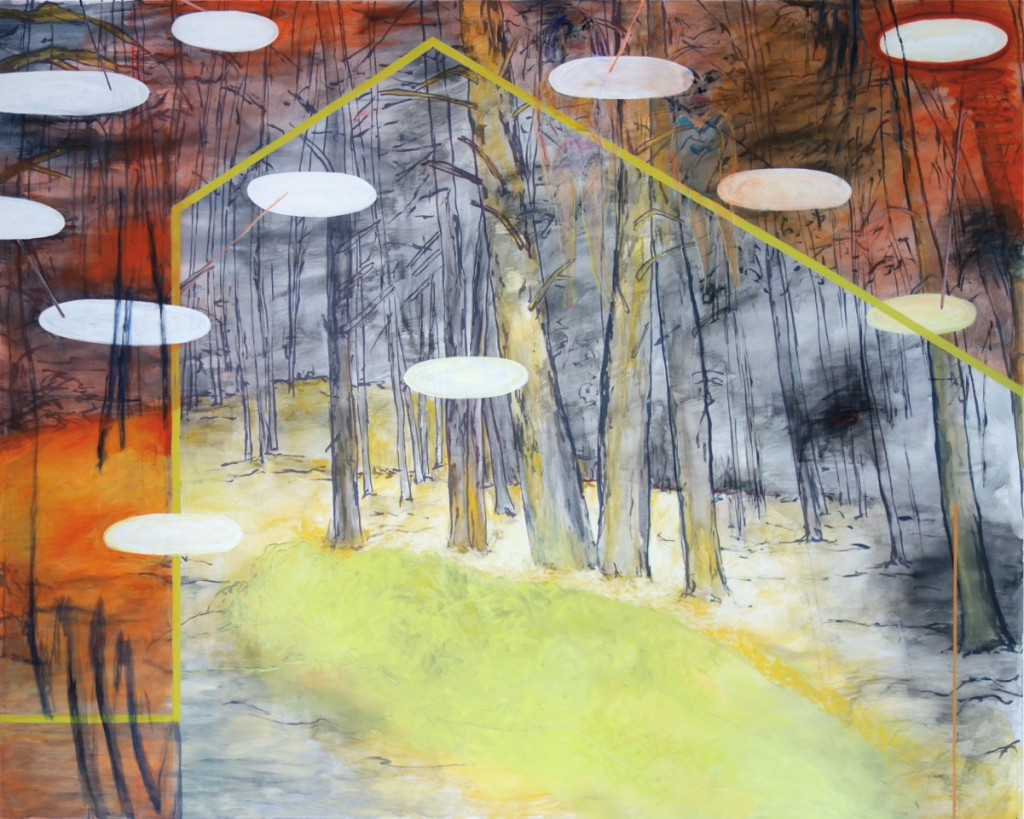Acryl. Eiöltempera und Öl auf Baumwollstoff, 200 x 250 cm, 2017/18
