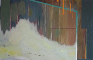 Untamed, Acryl, Eiöltempera und Öl auf Baumwollstoff, 130 x 200 cm, 2019, Erwin Holl