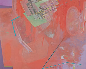 Mind The Gap, Acryl, Eiöltempera und Öl auf Baumwollstoff, 210 x 260 cm, 2010, Erwin Holl