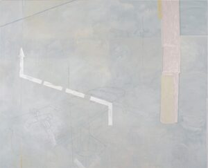 Vorhof IV, Acryl Eiöltempera und Öl auf Baumwollstoff, 210 x 260 cm, 2010, Erwin Holl