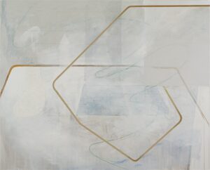 Vorhof V, Acryl Eiöltempera und Öl auf Baumwollstoff 210 x 260cm, 2010, Erwin Holl