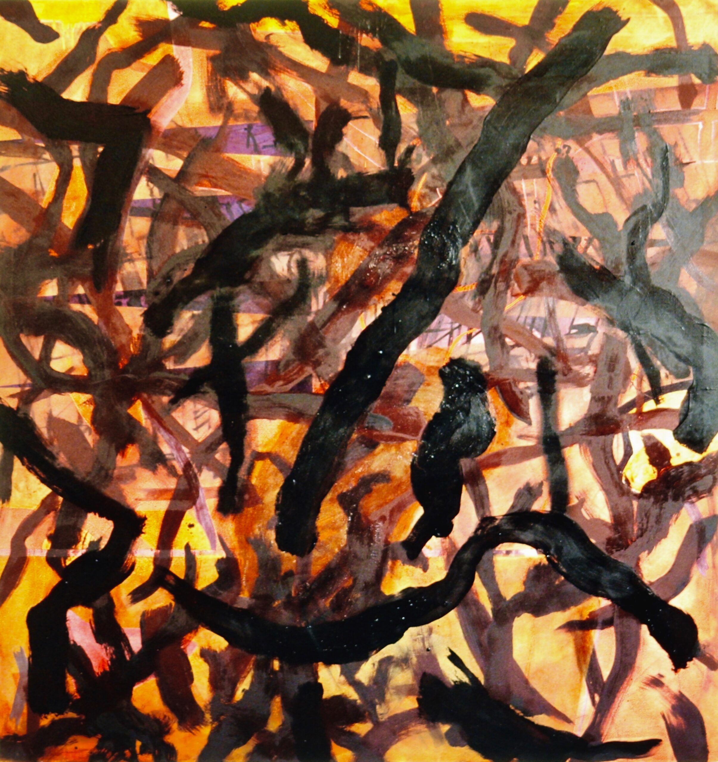 Erwin Holl, Öl und Eitempera auf Leinwand, 200 x 190 cm, 1992