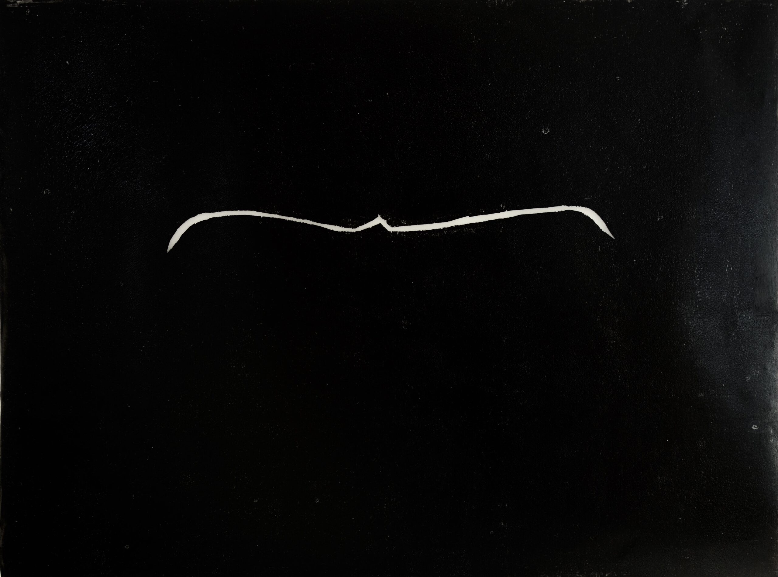 random coil 2, Holzschnitt auf Transparentpapier, 45,5 x 61 cm, 2022