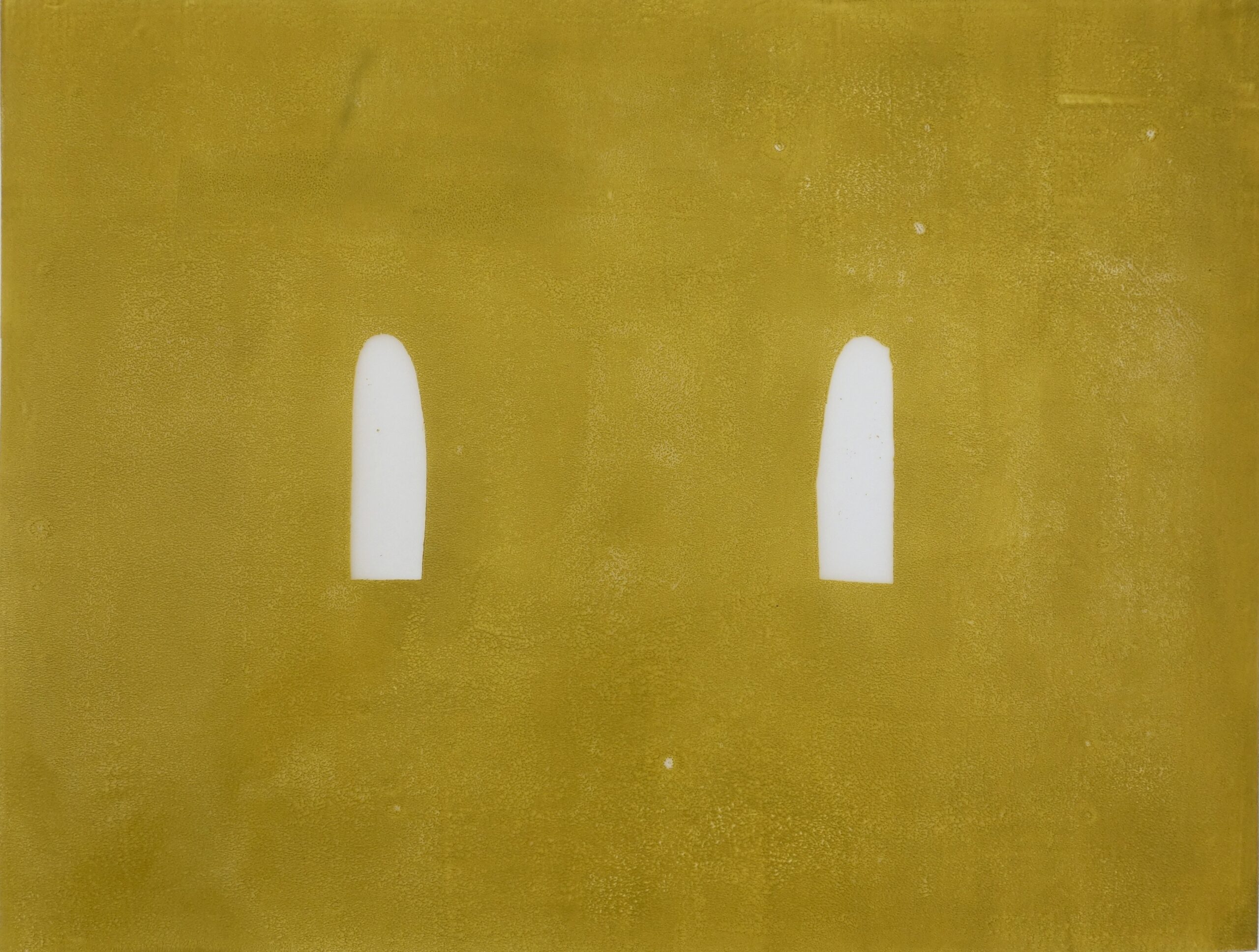 random coil a, Holzschnitt auf Transparentpapier, 45,5 x 61 cm,2021/22
